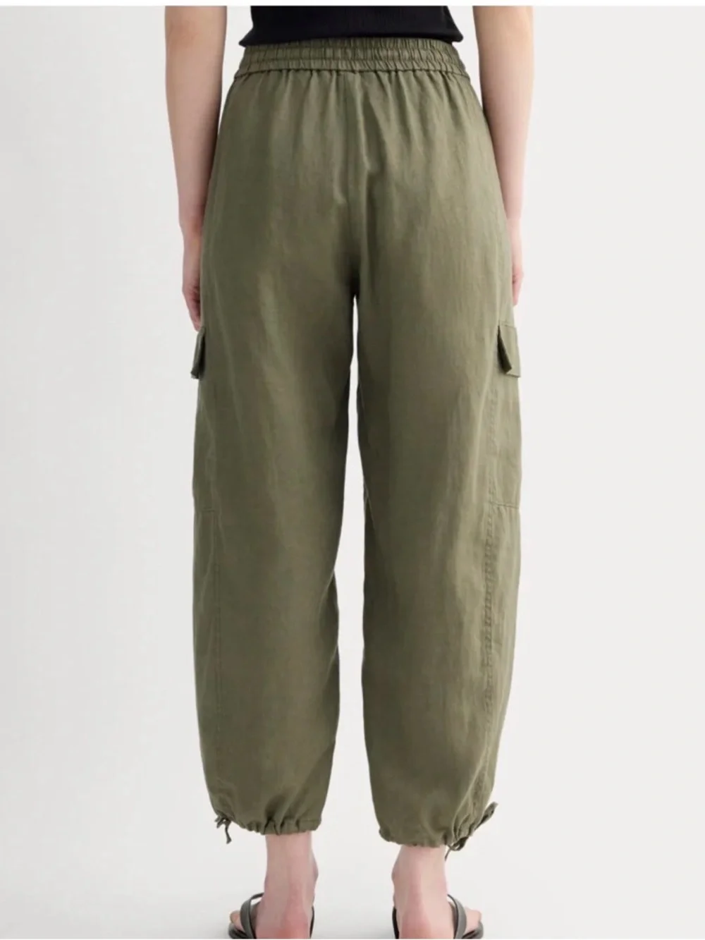 Everlane THE CARGO CURVE PANT IN LINEN